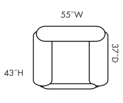 Stallion Brown Snuggle Up Recliner -Northlight Outlet Home Store 810168898 5
