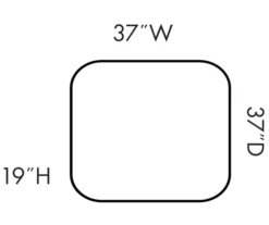 Fallston Slate Ottoman 7 Fallston Slate Ottoman -Northlight Outlet Home Store 810348751 5