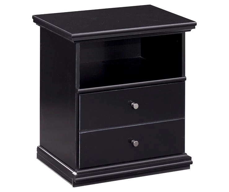 Maribel Black Nightstand 7 Maribel Black Nightstand - Image 7