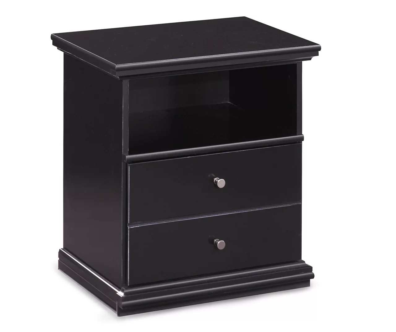 Maribel Black Nightstand 1 Maribel Black Nightstand