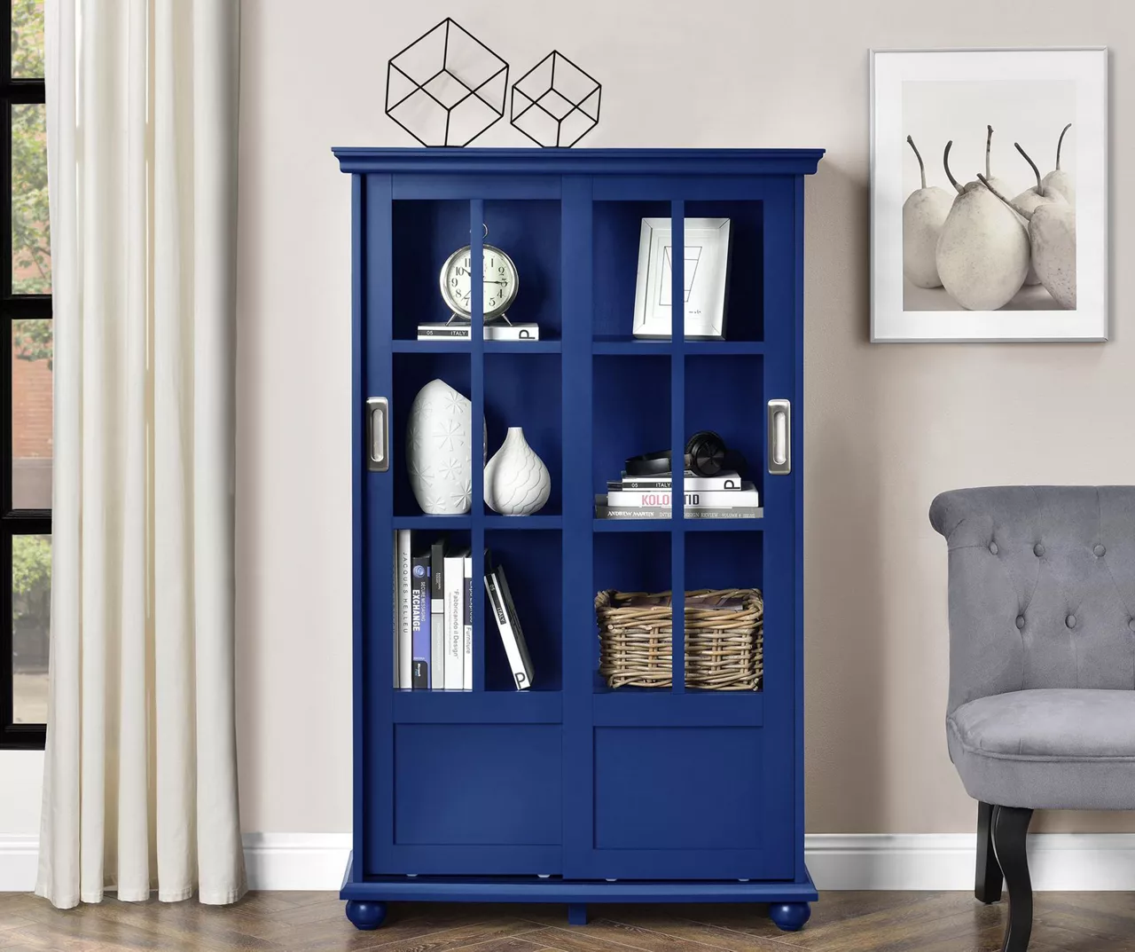 Ameriwood Glass Door 4-Shelf Bookcases 8 Ameriwood Glass Door 4-Shelf Bookcases - Image 8