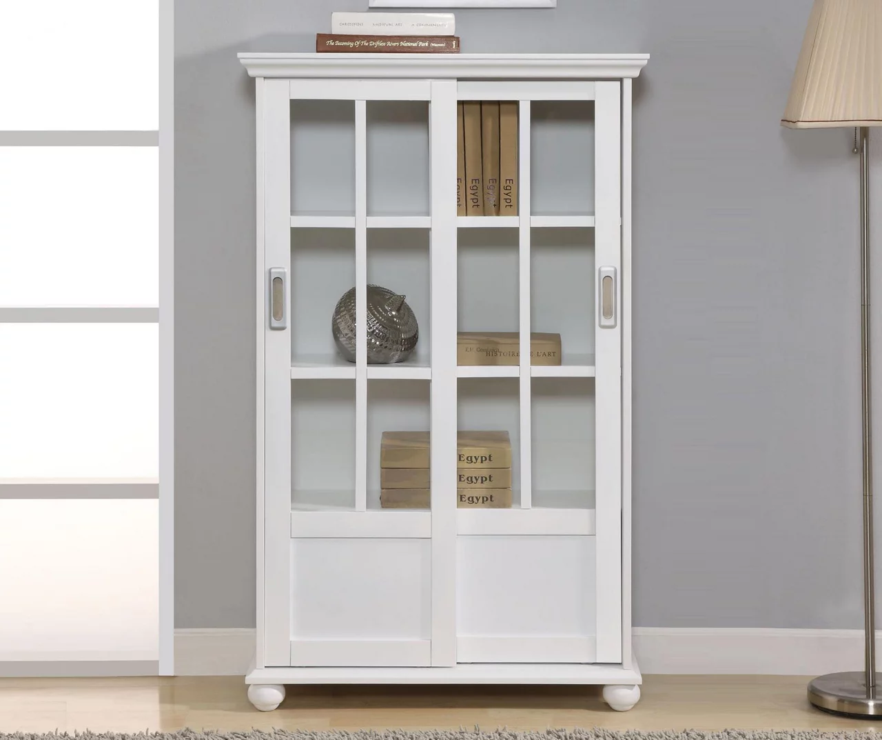 Ameriwood Glass Door 4-Shelf Bookcases 6 Ameriwood Glass Door 4-Shelf Bookcases - Image 6