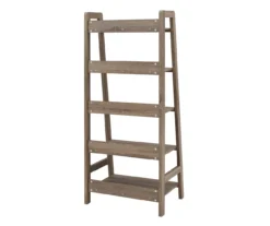 Margo Gray 5-Shelf Ladder Bookcase 13 Margo Gray 5-Shelf Ladder Bookcase -Northlight Outlet Home Store 810386286 A2