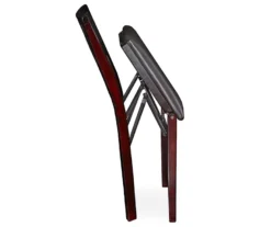 Brown Classic Open Back Folding Chairs, 2-Pack -Northlight Outlet Home Store 810389460 3