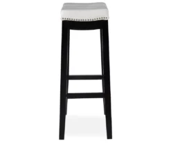 30" Brooke White Saddle Barstool 5 30" Brooke White Saddle Barstool -Northlight Outlet Home Store 810389512 2