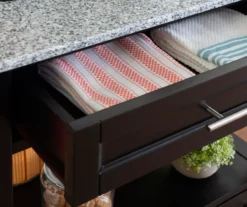 Ree Black Granite Top Kitchen Cart With Storage -Northlight Outlet Home Store 810389519 A8 8