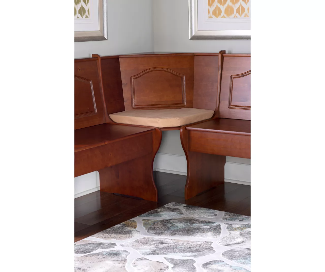 Beige Microfiber Cushion Set For Breakfast Nook 15 Beige Microfiber Cushion Set For Breakfast Nook - Image 15