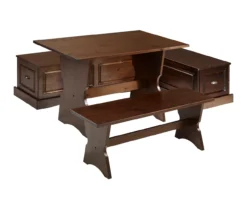 Cannon Walnut Backless Breakfast Nook -Northlight Outlet Home Store 810389665 A0 1