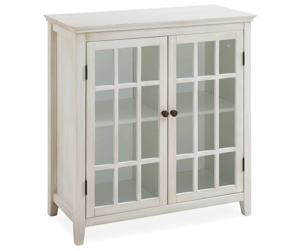 Preston White Vintage 2-Door Cabinet 1 Preston White Vintage 2-Door Cabinet