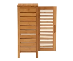 Pierce Bamboo Single Door Floor Cabinet -Northlight Outlet Home Store 810389686 A2 1