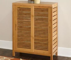 Pierce Bamboo Sliding Door Floor Cabinet -Northlight Outlet Home Store 810389687 3
