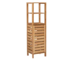 Pierce Bamboo 5-Shelf Mid Cabinet -Northlight Outlet Home Store 810389690 A2 1