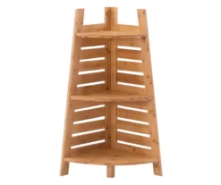 Pierce Bamboo 3-Tier Corner Shelf -Northlight Outlet Home Store 810389691 A0 2