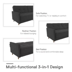 Ameriwood Avianna Coil Futon -Northlight Outlet Home Store 810405133 1