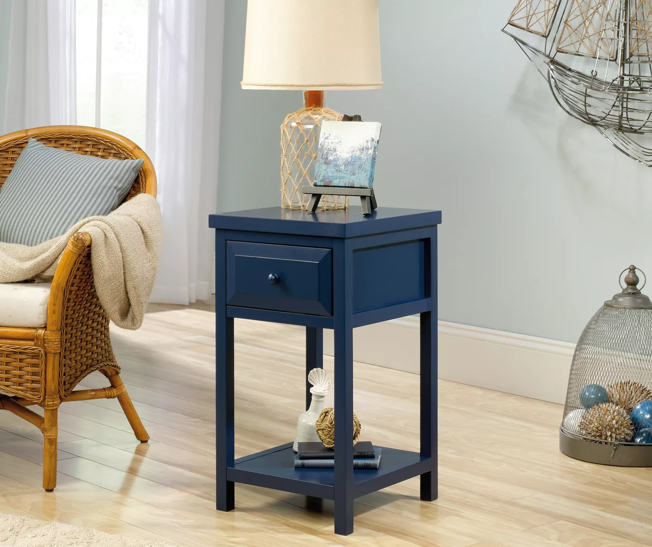 Indigo Blue Cottage Road 1-Drawer End Table 2 Indigo Blue Cottage Road 1-Drawer End Table - Image 2