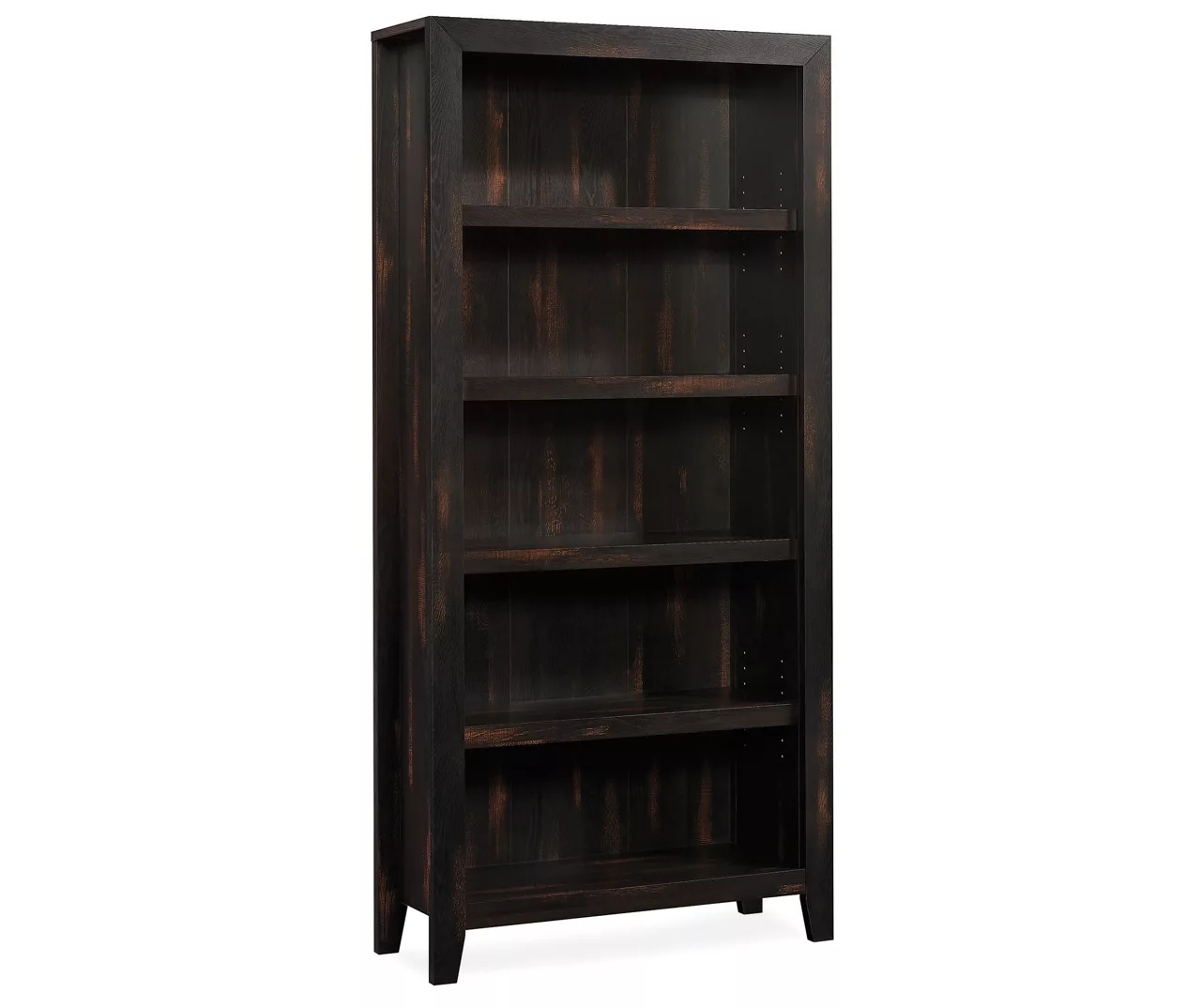 Dakota Char 5-Shelf Pine Bookcase 1 Dakota Char 5-Shelf Pine Bookcase
