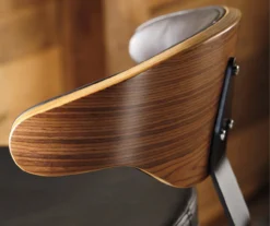 Bellatier Brown Low Back Adjustable Height Barstool -Northlight Outlet Home Store 810409020 2