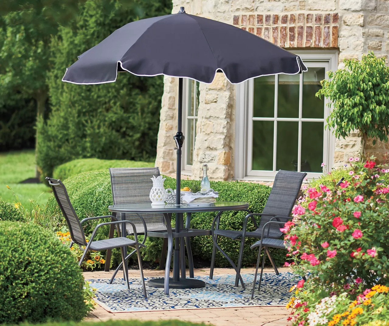 Real Living 7.5' Round Tilt Cafe Patio Umbrella 7 Real Living 7.5' Round Tilt Cafe Patio Umbrella - Image 7