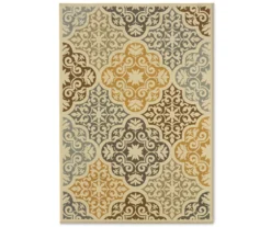 Gaines Warm White Indoor/Outdoor Area Rugs -Northlight Outlet Home Store 810413005