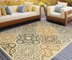 Gaines Warm White Indoor/Outdoor Area Rugs -Northlight Outlet Home Store 810413007 7