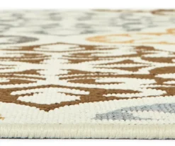 Gaines Warm White Indoor/Outdoor Area Rugs -Northlight Outlet Home Store 810413009 5