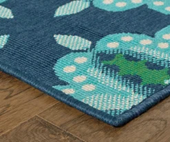 Capri Blue & Green Indoor/Outdoor Area Rugs -Northlight Outlet Home Store 810413027 1