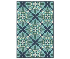 Capri Blue & Green Indoor/Outdoor Area Rugs -Northlight Outlet Home Store 810413027