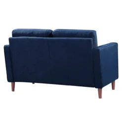 Lillith Navy Blue Mid-Century Loveseat -Northlight Outlet Home Store 810413629 3