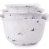 3-Piece Marble Non-Skid Mixing Bowls Set