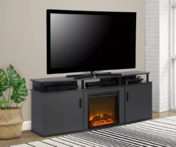 63" Gray Electric Fireplace Console -Northlight Outlet Home Store 810434050 1