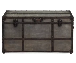 Amsel Gray Storage Trunk -Northlight Outlet Home Store 810458018 3