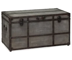 Amsel Gray Storage Trunk -Northlight Outlet Home Store 810458018 4