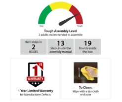 63" Rollins Espresso Electric Fireplace Console -Northlight Outlet Home Store 810464962 6