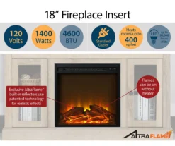 47" Grandcastle Espresso Electric Fireplace Console -Northlight Outlet Home Store 810464966 A0 4