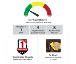 Topaz Brown Oak TV Stand -Northlight Outlet Home Store 810464974 6