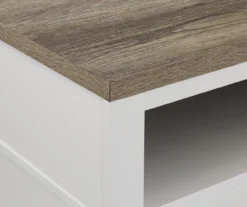 54" Bridgeport White Glass Door Electric Fireplace Console -Northlight Outlet Home Store 810465026 6