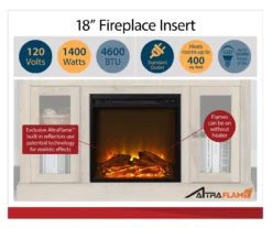 59" Roxbury Black Electric Fireplace Console -Northlight Outlet Home Store 810465038 4