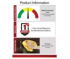 59" Roxbury Black Electric Fireplace Console -Northlight Outlet Home Store 810465038 6