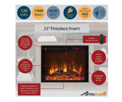 47" Flaxton Espresso Corner Electric Fireplace Console -Northlight Outlet Home Store 810465039 6