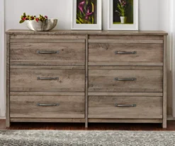 Duncan Gray Oak 6-Drawer Dresser -Northlight Outlet Home Store 810465129 1