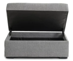 Parkdale Silver Storage Ottoman -Northlight Outlet Home Store 810465150 1