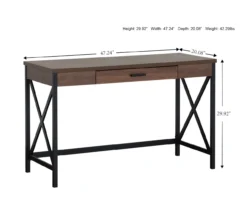 Dark Walnut Writing Desk -Northlight Outlet Home Store 810466872 A7