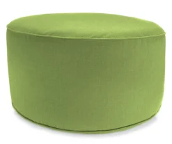 Jordan Manufacturing 18" Round Outdoor Pouf With Welt Trim -Northlight Outlet Home Store 810467570