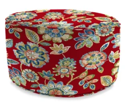 Jordan Manufacturing 18" Round Outdoor Pouf With Welt Trim -Northlight Outlet Home Store 810467573
