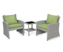 Mirabelle 3-Piece Cushioned Patio All-Weather Wicker Chat Set 34 Mirabelle 3-Piece Cushioned Patio All-Weather Wicker Chat Set -Northlight Outlet Home Store 810478137 3