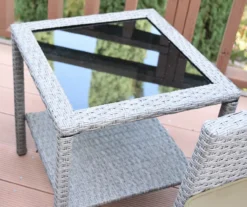 Mirabelle 3-Piece Cushioned Patio All-Weather Wicker Chat Set 27 Mirabelle 3-Piece Cushioned Patio All-Weather Wicker Chat Set -Northlight Outlet Home Store 810478140 3