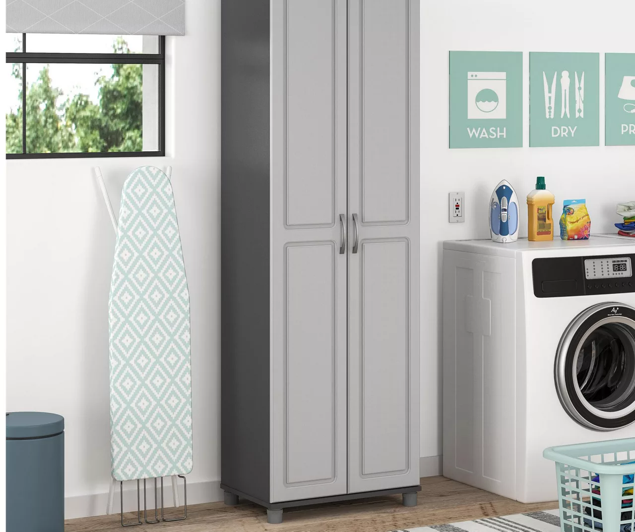 Evolution Ross 24" Gray Storage Cabinet 1 Evolution Ross 24" Gray Storage Cabinet