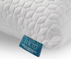 Fiber & Shredded Memory Foam Pillow With Zippered Inner Cover -Northlight Outlet Home Store 810490764 810490765 810490766 810490767 810490768 810490769 5 1