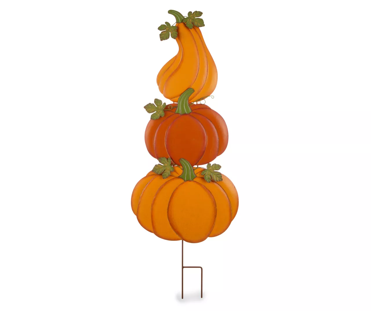 Fall Pumpkin Trio Yard Stake 1 Fall Pumpkin Trio Yard Stake