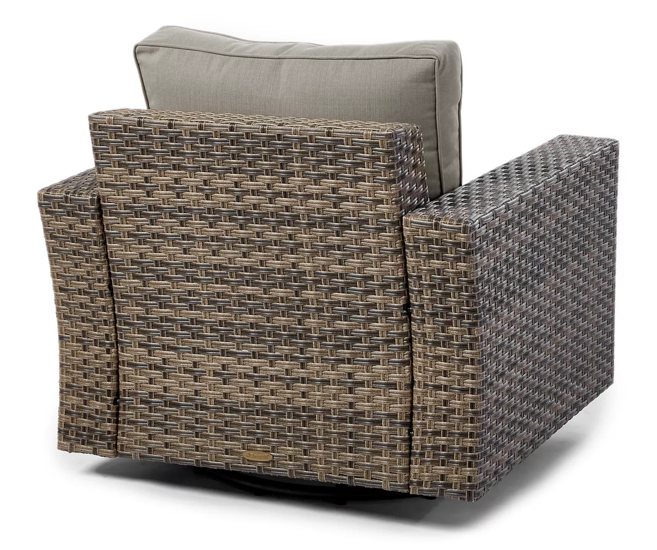 Broyhill Eagle Brooke All-Weather Wicker Swivel Cushioned Patio Glider 4 Broyhill Eagle Brooke All-Weather Wicker Swivel Cushioned Patio Glider - Image 4